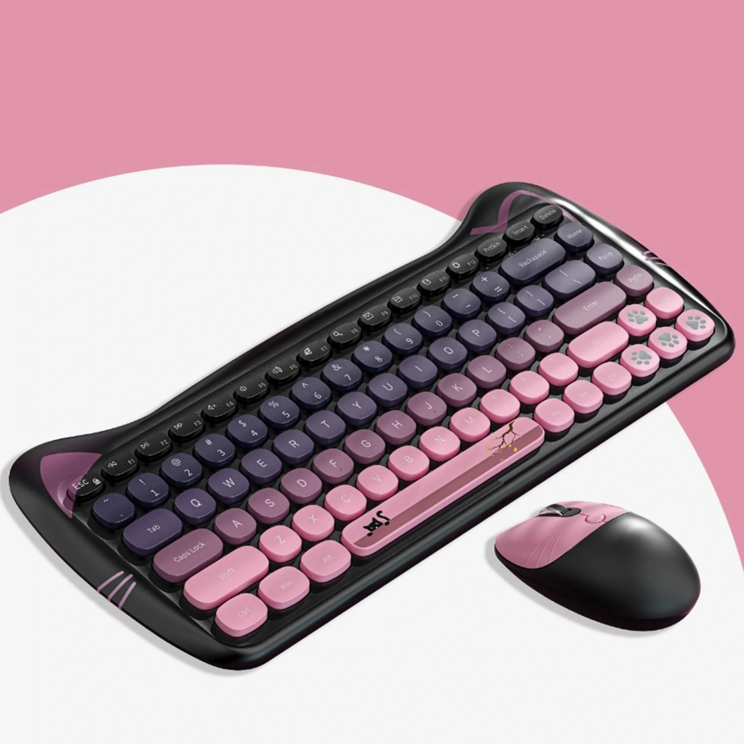 Bàn phím và chuột máy tính không dây GEEZER CAT